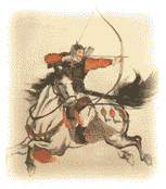 飞雪连天射白鹿