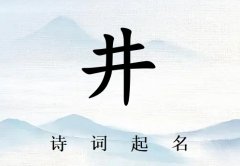 姓井男孩诗词起名200例_诗经诗词给姓井男孩起名