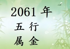 2061年五行属什么?2061年出生是什么命?