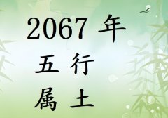 2067年五行属什么?2067年出生是什么命?