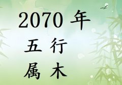 2070年五行属什么?2070年出生是什么命?